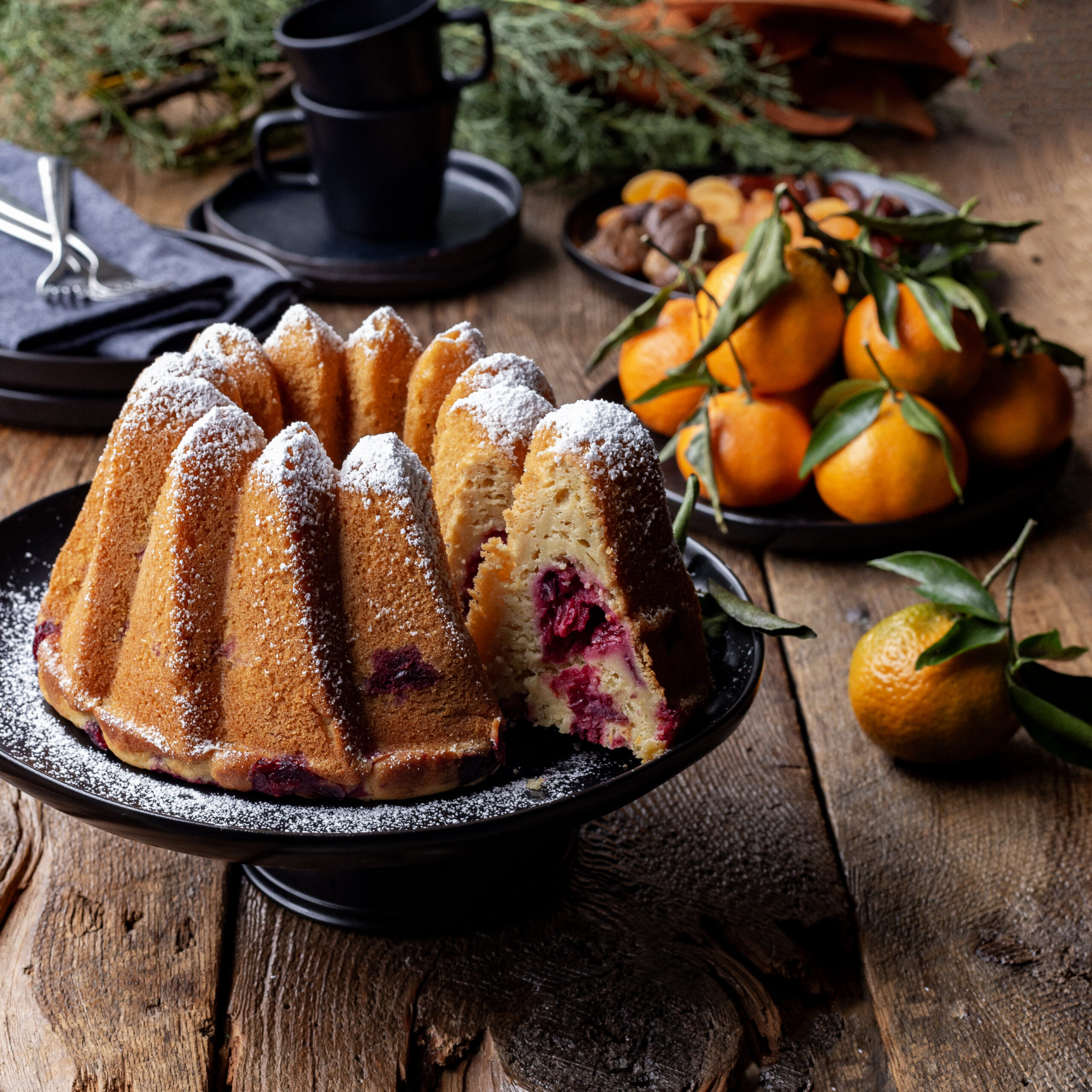 Cranberry Orange Blossom Vasilopita - Irene Matys